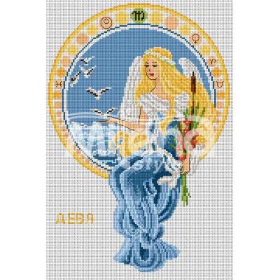 Milena Style Зодия Дева - гоблен със схема конци Ariadna 1: 4