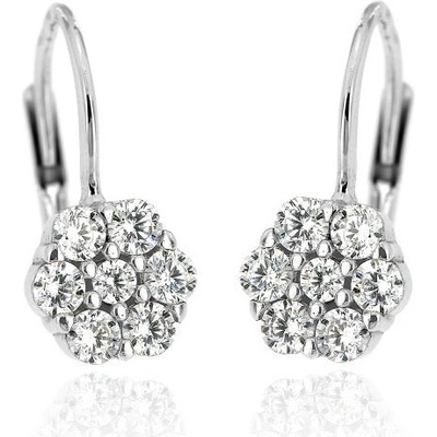 Zlatnictví U Kostela dámské náušnice bílé kytičky bb 701465426