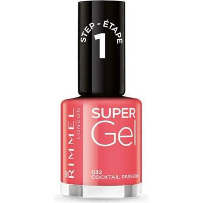 Rimmel London Super Gel farebný gélový lak na nechty 032 Cocktail Passion 12 ml