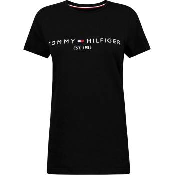 Image 1 of Tommy Hilfiger Тениска Tommy Hilfiger Logo Crew Neck T Shirt - Black BAS