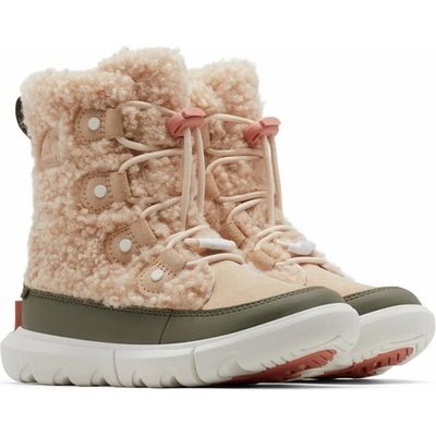 Sorel Youth EXPLORER COZY Junior Nova Sand Stone Green