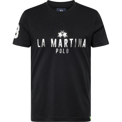 La Martina Тениска черно, размер XXL