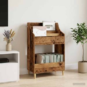 vidaXL Медийни рафтове Старо дърво 70, 5 x 46 x 112 см (8012904)