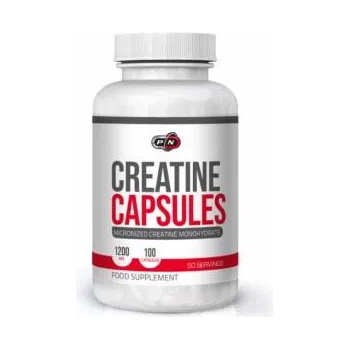 Pure Nutrition Креатин Pure Nutrition, Creatine Capsules, 1200mg, 100 капсули, PN9802