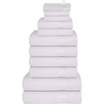 vidaXL Комплект кърпи FROGN, 12 части, бял, 360 г/м2 (137095)