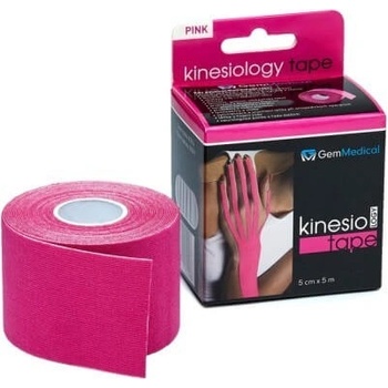 GemMedical Kinesiology Tape bavlněný růžová 5cm x 5m