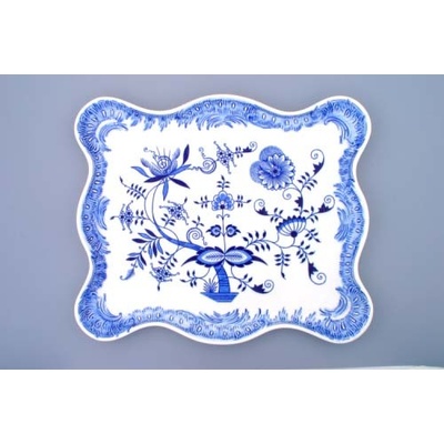 Cibulák podnos ozdobný 45 cm cibulový porcelán originálny cibulák Dubí