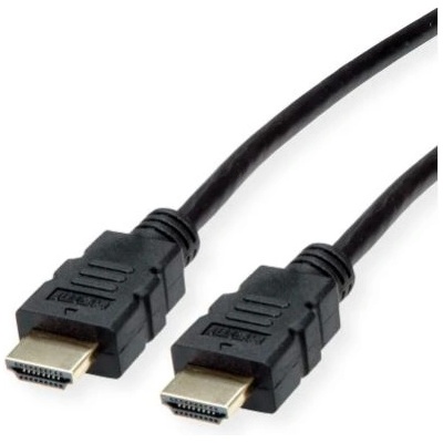 Roline Кабел HDMI - HDMI, високоскоростен, TPE, Ethernet, 4K30Hz, M/M, 7, 5 м, черен 11.04. 5935-10 (11.04.5935-10)