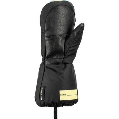 Leki Little Paw GTX Mitt Long black-medium green-frozen yellow