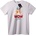 NOONEBRAND Тениска Момиче WOW със Сок - 2XL, White