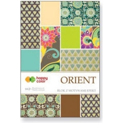 Paper Design Papíry A4, 10 listů ORIENT 5 jednobarevných papírů
