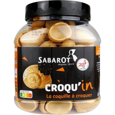 Sabarot croquin jedlé šnečí ulity 48 ks 40 g – Zboží Dáma