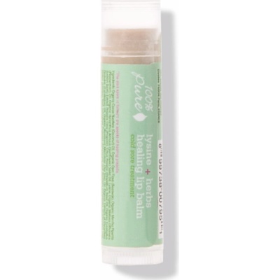 100% Pure Balzám na rty Lysin a bylinky 4,25 g