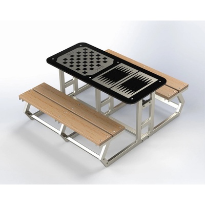 Playfactory МАСА ЗА ПИКНИК С ШАХ И ТАБЛА ot0023-3