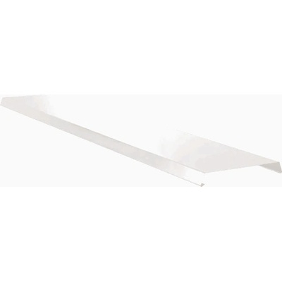 Atikový plech pozinkovaný FeZn lakovaný RAL 9010 bílá dl.2m r.š.500mm