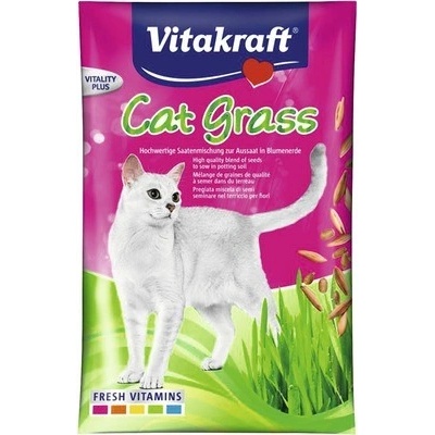 Vitakraft Kočičí tráva Cat Gras doplňovací sáček 50 g