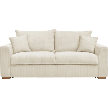 Bobochic Кремав разтегателен диван от рипсено кадифе 225 cm Augustin - Bobochic Paris (WT-WOII-3.5R-W_1 P484 N.MI)