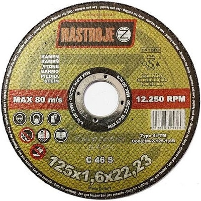 Nástroje cz Řezný kotouč 125 x 1,6 mm IM-2-125-1,6R