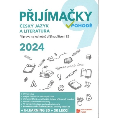 Přijímačky 9 Český jazyk a literatura + E-learning 2024