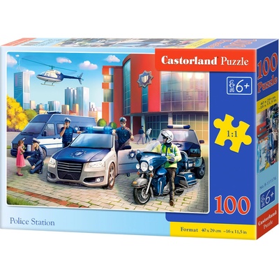 Castorland Policejní stanice 100 dílků