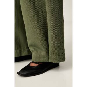 Weekend Max Mara панталон дамски от памук WKDBACCA (2625136111600)