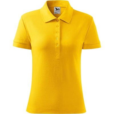 MALFINI Malfini cotton heavy 216 / Дамска поло тениска - жълта xxl (2160417)