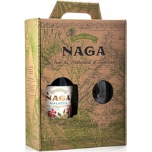 Naga Rum Naga Malacca 40% 0,7 l (dárkové balení 1 sklenice)