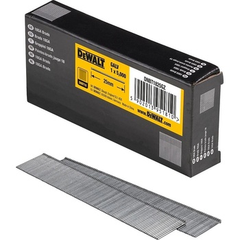 Dewalt гвоздеи за такер тип 18GA, 1.2x25мм, 5000бр (DNBT1825GZ)