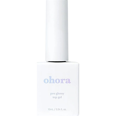 ohora Pro Glossy Top Gel krycí lak na nehty pro zářivý lesk 10 ml