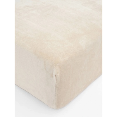MKLuzkoviny.cz Prostěradlo mikroplyš Deluxe mandlové 60x120