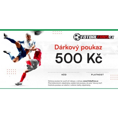Elektronický dárkový poukaz: 500 Kč