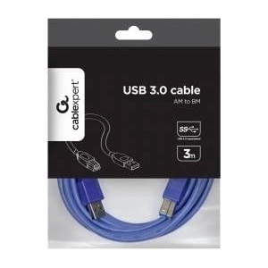 Gembird Cable usb 3.0 gembird type a-b 3.0m usb 3.0 - blue