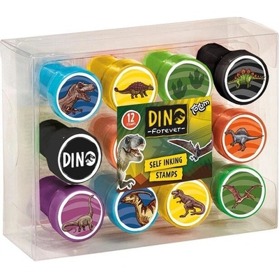 TOTUM Dino razítka 12ks v balení T075023