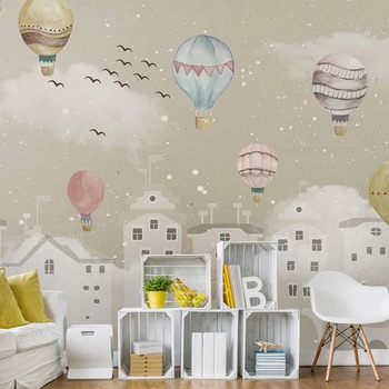 Image 1 of Art Gift Decor Фототапет Балони над града