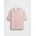 GAP Детска oversize поло тениска с лого GAP GAP | Rozov | Момчешки | XS