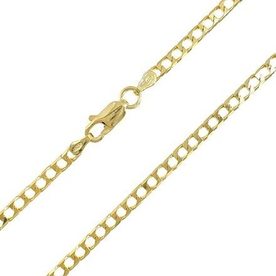 InfinitySilver Stříbrný pozlacený řetízek 1105100G60