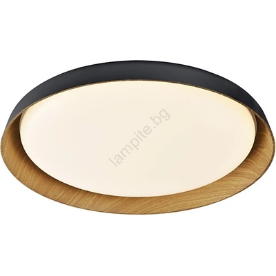 Top Light Top Light-LED Димируем плафон SATELLITE LED/48W/230V 3000-6500K черен + д. у (TP1824)