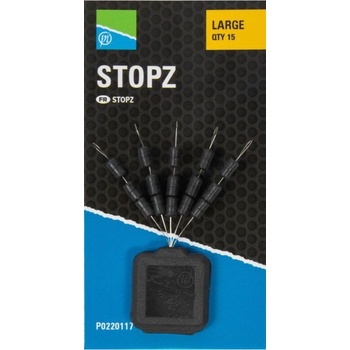 Preston gumená zarážka Stopz L 15ks