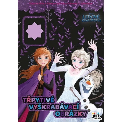 Třpytivé vyškrabávací obrázky Ledové království – Zboží Dáma