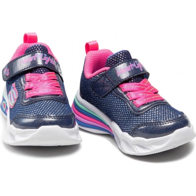 Skechers dětské tenisky Heart Lights 302304N/NVMT Svítící