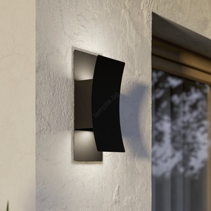 EGLO 902021 - LED външно стенено осветително тяло VERDOLINO 2xLED/4W/230V IP44 черно (EG902021)