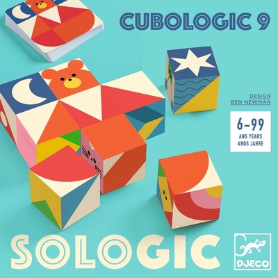Djeco Logická solo hra Cubologic 9