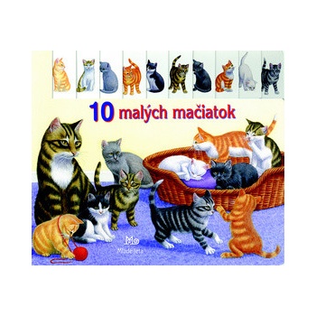 10 malých mačiatok