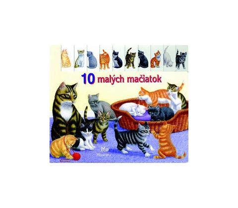 10 malých mačiatok