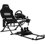 LORGAR FLEX RAF1, Sim Racing Cockpit Advanced, Foldable, 150x72x113 cm-playing, 38x72x126cm-folded, Black (LRG-RAF1) - technomall