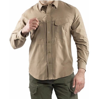 Vavwear pánska košeľa TACTEC01 béžová