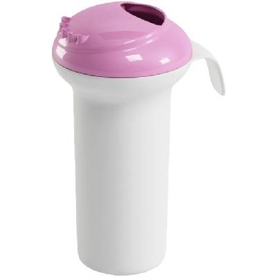 Контейнер за къпане OK Baby - Сплаш, розов/бял (OKBSH38891400)