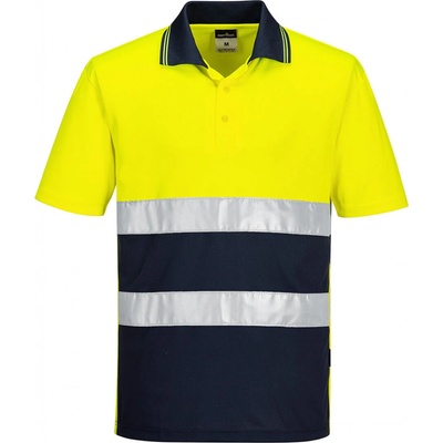 Portwest HI-VIS S175 Ľahká reflexná polokošeľa HV žltá/čierna XL