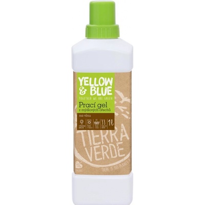 Tierra Verde prací gel z mýdlových ořechů s lanolinem na merino vlnu 1 l