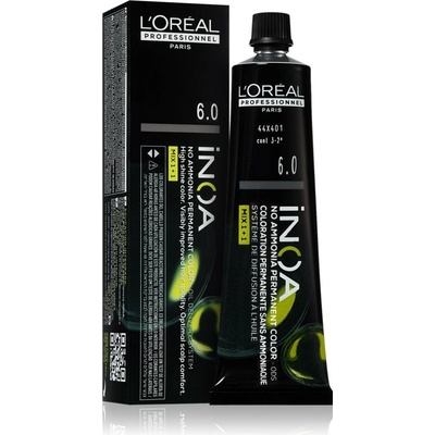 L’Oréal Professionnel Inoa permanentná farba na vlasy bez amoniaku 6.0 60 ml